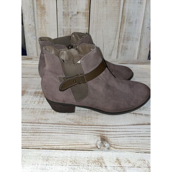 Steve madden Perrii Suede Ankle Booties Women's Shoe Size 7.5 M - Picture 4 of 7